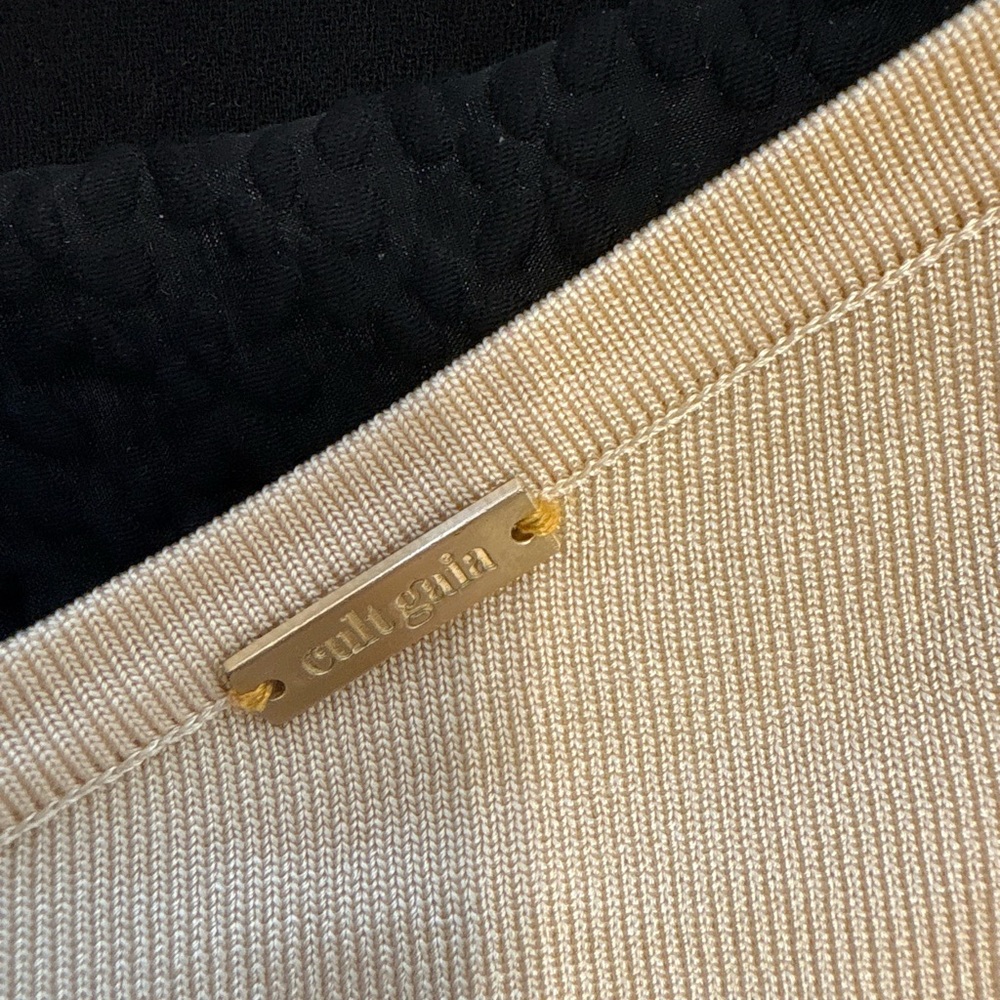Cult Gaia Beige Knit Top - Picture 3 of 3